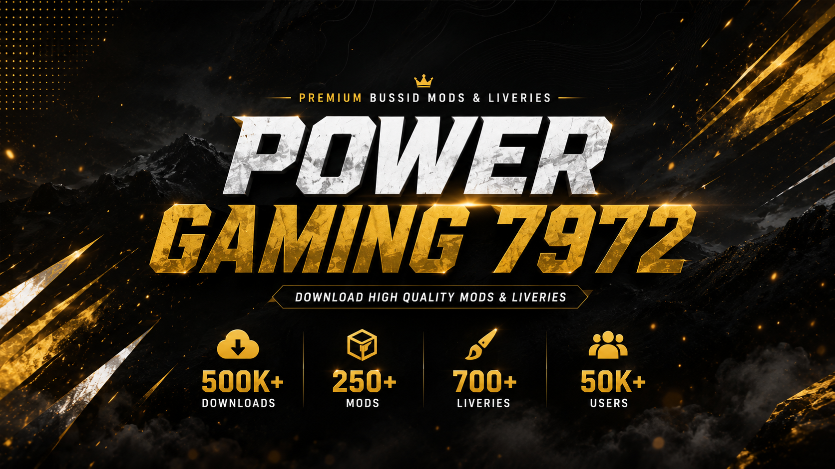 Power Gaming 7972 BUSSID mods and liveries banner