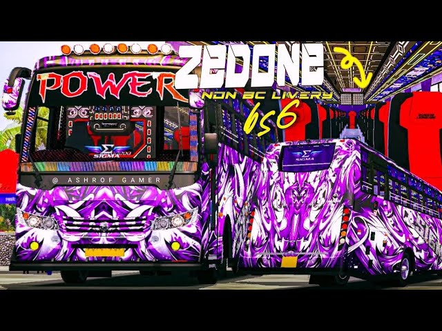 BUSSID livery work sample 2